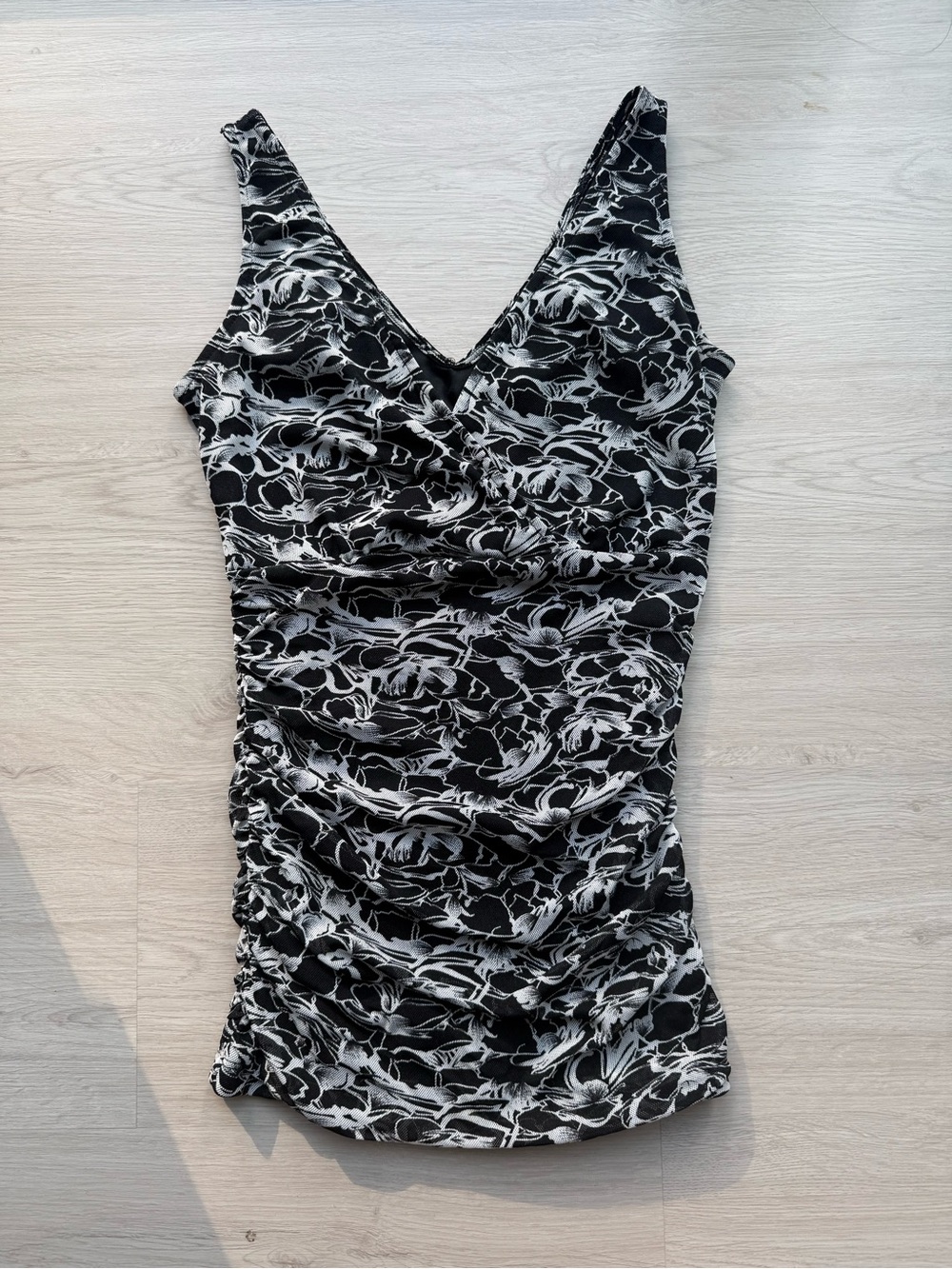 Ricki's Black and White Floral Tank